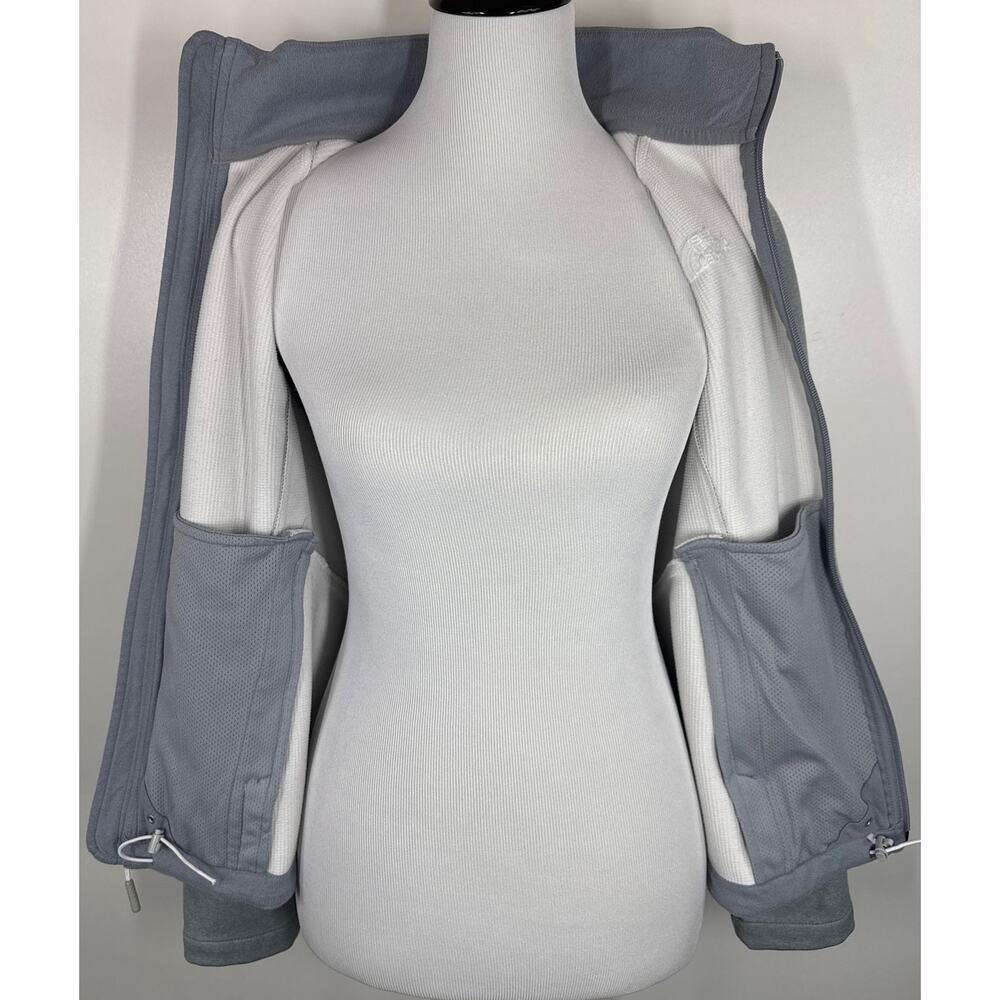 The North Face Women's Windwall Soft Shell Jacket, Gray, Small - Picture 9 of 13